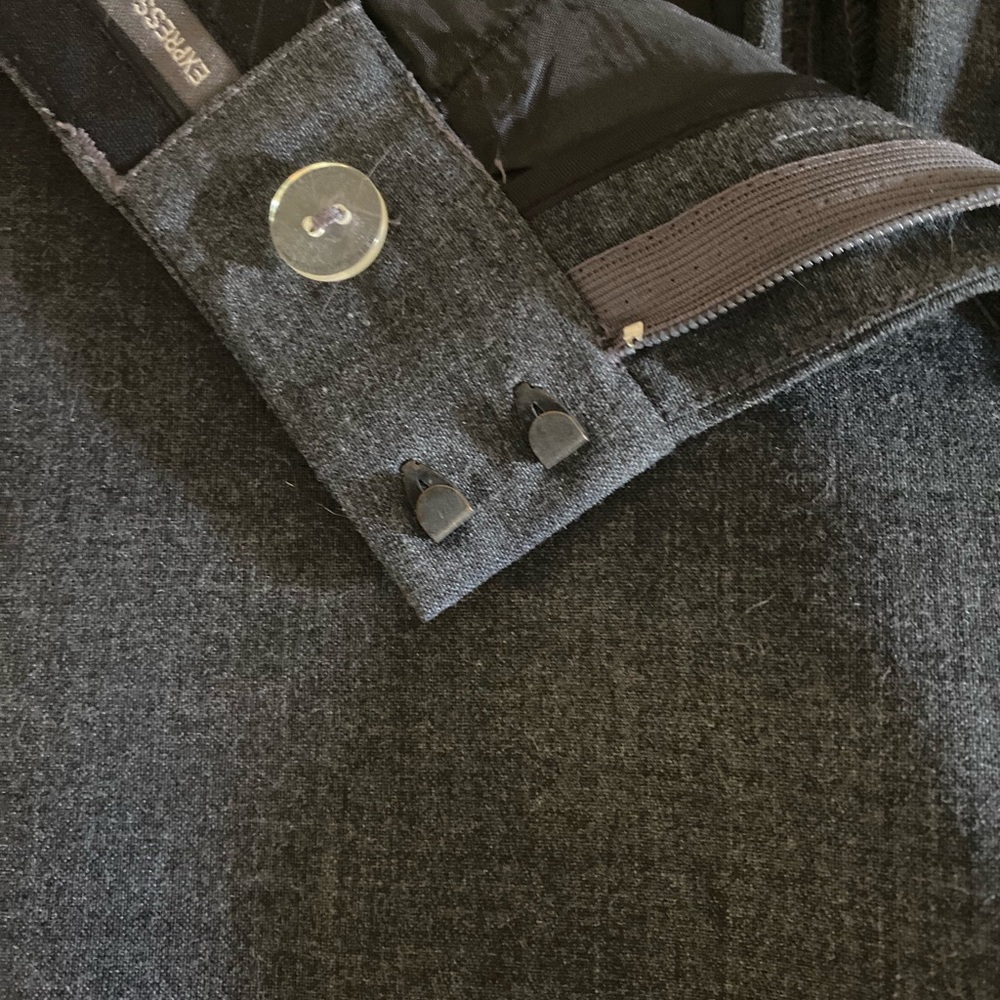 Express Design Studio Gray Slacks- Editor Size 00 - image 3